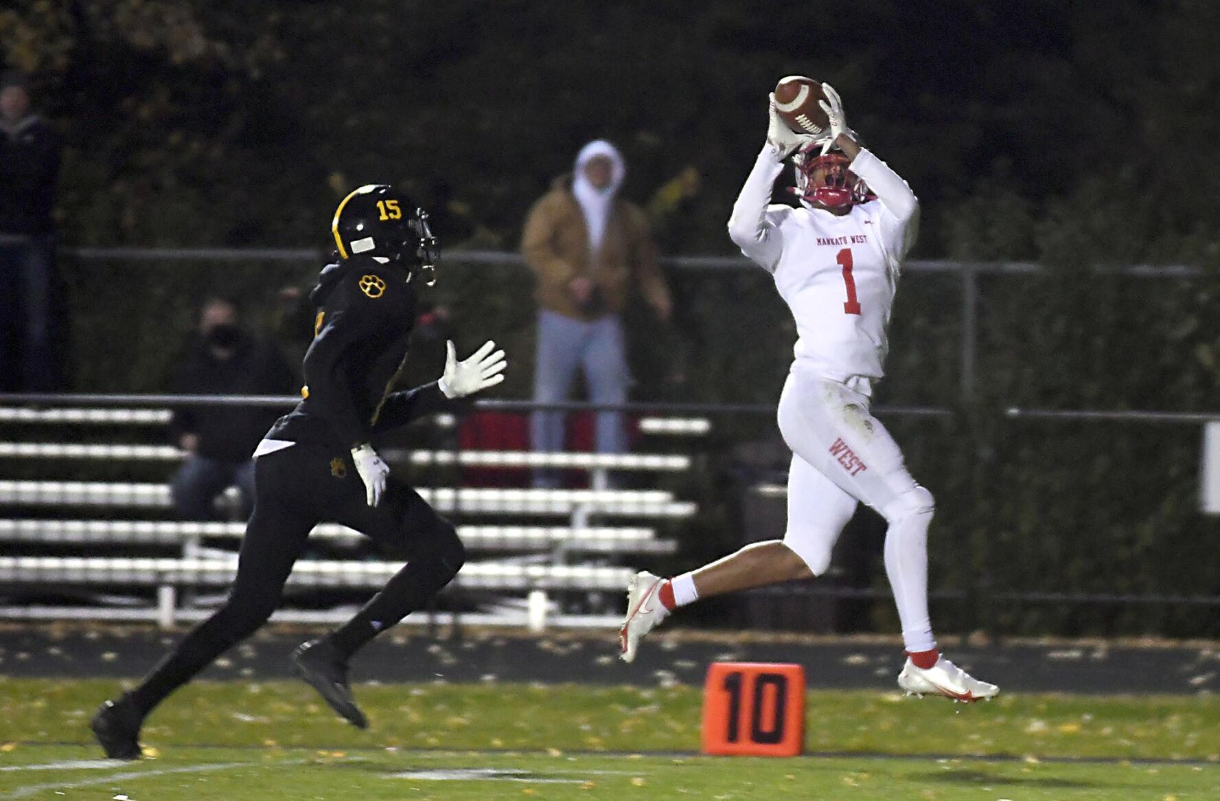 Mankato East v. Mankato West football 1